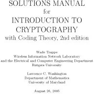 خرید و قیمت Solution Manual for Introduction to cryptography with ...