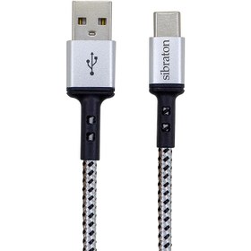 تصویر کابل TYPE-C سیبراتون مدل S224 C طول 1/1متر Type-C cable Sibraton model S224 C