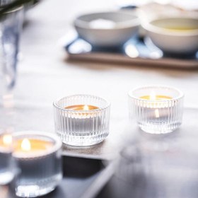 تصویر جا شمعی شیشه ای ایکیا مدل FINSMAK FINSMAK tealight