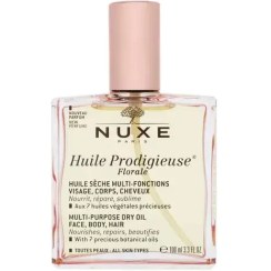 تصویر اسپری روغن خشک صورت و مو فرانسوی نوکس NUXE Huile Prodigieuse با رایحه گلی 100 میل 