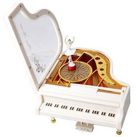 تصویر جعبه موزیکال طرح پیانو جعبه موزیکال 
