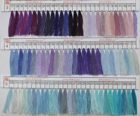 تصویر نخ دوک رنگی 40/2 جعبه 12 عددی 