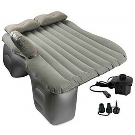 تصویر تشک بهمراه پمپ باد مناسب تمام خودرو های ایرانی و چینی وارداتی ضخیم سه لایه 