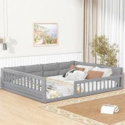 تصویر تخت خواب مونته سوری پونه دو نفره بهمراه کاور تشک 