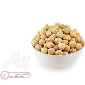 تصویر مغز فندق سفید تفت داده 500 گرم Roasted White Hazelnut Kernels 500g