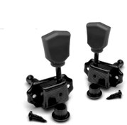 تصویر ماشین هد گیتار الکتریک لس پال با آرایش 3R3L رنگ مشکی 