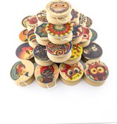 تصویر یویو چوبی اسباب بازی نوستالژی 