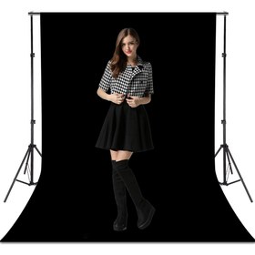 تصویر پرده مشکی 3 * 3 