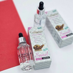 تصویر سرم صورت چهار کاره کلاژن حلزون - 1 عددی Snail Collagen Quadruple Face Serum