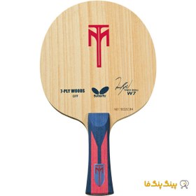 تصویر چوب راکت تیموبول W7 Butterfly Table Tennis Blade Model Timo Boll W7