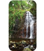 تصویر رادیاتور برقی شیشه ای عمودی مدل آبشار سایز ۵۰×۹۰ سانتی متر 