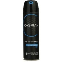 تصویر اسپری ضد تعریق مردانه مدل Power Fresh حجم 150 میلی لیتر کاسپین Caspian Power Fresh Deodorant Spray For Men 150ml