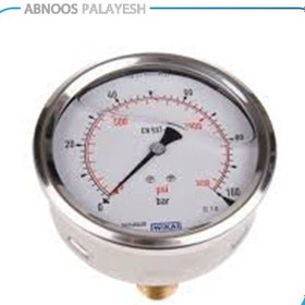 تصویر گیج فشار | صفحه 10 سانتی متر | 30-0 بار Pressure gauge