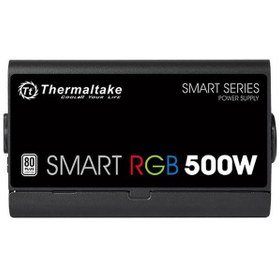 تصویر منبع تغذیه کامپیوتر ترمالتیک مدل Smart RGB 500W 