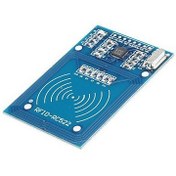 تصویر ماژول ریدر / رایتر RC522 RFID دارای فرکانس 13.56MHz ، ارتباط SPI Partineh.com