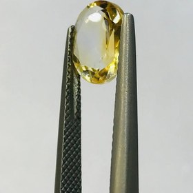 تصویر نگین سیترین طلایی اصل سایز 8*10 