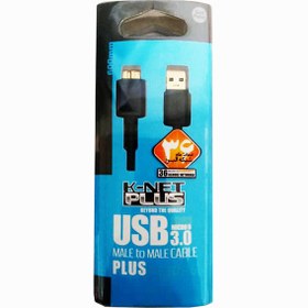 تصویر کابل هارد اکسترنال KNET PLUS USB3 60CM 