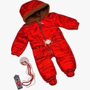 تصویر كاپشن سرهمي نوزادی هولوگرامی توخزدار+پاپوش 