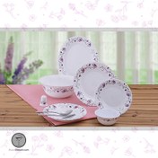 تصویر سرویس غذاخوری 28 پارچه پارس اپال مدل Linda ا Pars Opal Linda 28 Pieces Dinnerware Set Pars Opal Linda 28 Pieces Dinnerware Set