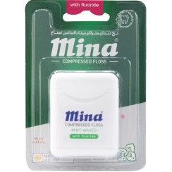 تصویر نخ دندان مینا با اسانس نعناع ۵۰ متر 