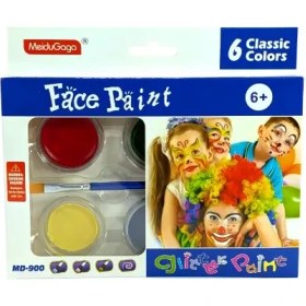تصویر گریم صورت 6 رنگ MeiduGaga 
