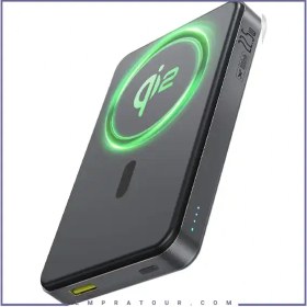 تصویر پاوربانک 22.5 وات باسئوس مدل  Airpow II ظرفیت 10000 میلی آمپر ساعت Baseus Airpow II 10000mAh 22.5W Power Bank