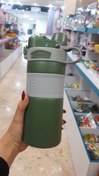 تصویر قمقمه استیل کمر سیلیکونی Silicone waist steel thermos