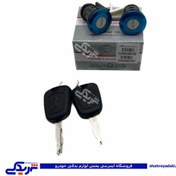 تصویر پژو قفل سوئیچ درب 206 دو تکه نصیری 9000590958 