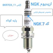 تصویر شمع ایریدیم ان جی کی BKR5EIX-11 NGK 5464