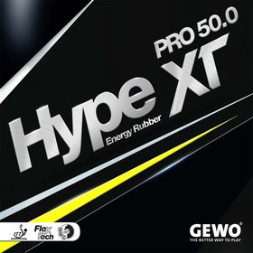 تصویر رویه راکت هایپ XT Pro 50 Gewo Table Tennis Blade Model Hype XT Pro 50