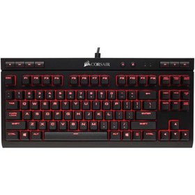 تصویر کیبورد گیمینگ مکانیکال کورسیر K63 MX Red ا Corsair K63 MX Red Switch Gaming Keyboard Corsair K63 MX Red Switch Gaming Keyboard