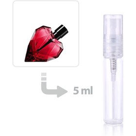 تصویر لاوردوز رد کیس ادو پرفیوم زنانه دیزل حجم 5 میل دستریز اورجینال Loverdose Red Kiss Eau de Parfum For Women Diesel 5 ML Decant