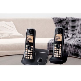 تصویر تلفن بی سیم پاناسونیک مدل KX-TG3712 Panasonic KX-TG3712BX Digital Cordless Phone