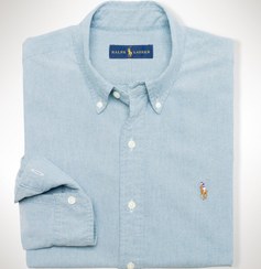 تصویر پیراهن آکسفورد رالف لورن Ralph Lauren SOLID OXFORD SPORT SHIRT DARK CYAN 