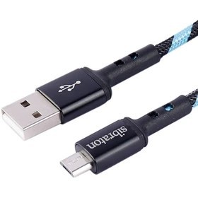 تصویر کابل micro -usb سیبراتون مدل S224 A طول 1/1متر Sibraton S224 A micro-usb cable