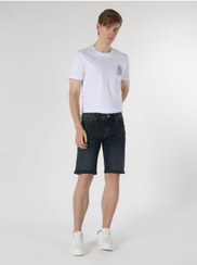 تصویر شورت و شلوارک مردانه قهوه ای کولینز | .CL1063588_Q1.V1_DN08913 اورجینال 