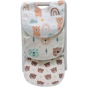 تصویر پیشبند نوزادی 3 عددی کارترز carters 