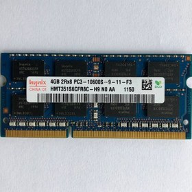تصویر رم لپ تاپ هاینیکس 4 گیگابایت DDR3 با فرکانس 1333 مگاهرتز ا hynix RAM 4GB DDR3 1333 MHz PC3-10600 CL9 Laptop Memory hynix RAM 4GB DDR3 1333 MHz PC3-10600 CL9 Laptop Memory
