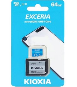 تصویر مموری میکرو اس دی Kioxia مدل UHS-1 Class10 ظرفیت 64GB 