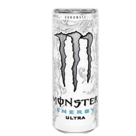 تصویر انرژی زا مانستر اولترا انرژی سفيد بدون شکر قوطی 500 ميل Monster مدل Energy Ultra Zero Sugar Monster Energy Drink Ultra Zero 500ml