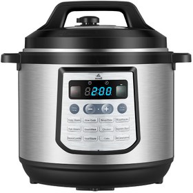 تصویر زودپز برقی ۸ لیتری ۱۲ کاره ایوولی‌ مدل EVKA-PC8012S Evvoli 12-in-1 Pressure Cooker EVKA-PC8012S