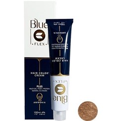 تصویر رنگ مو فاقد آمونیاک بلو فلکس شماره 0-8 | رنگ بلوند طبیعی با کراتین و روغن‌های گیاهی 