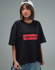 تصویر تیشرت باکسی supreme 