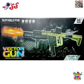 تصویر تفنگ و مسلسل ساچمه ای تیر ژله ای و رگباری اسباب بازی VECTOR GUN F931B 