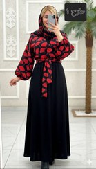 تصویر ست سارافون و کراپ فری سایز یلدایی - طرح ۱ 