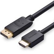 تصویر کابل تبدیل DisplayPort به HDMI یوگرین 2 متر مدل 10202 UGREEN Display Port to HDMI Cable