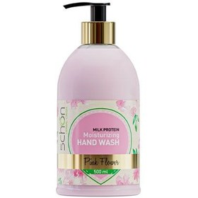 تصویر مایع دستشویی مدل Pink Flower شون|Schon Pink Flower Hand Wash 