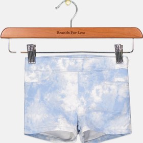 تصویر شلوارک رنگین کمان پسرانه برای کودکان، آبی/سفید برند levi's Toddlers Boy Tie Dye Short, Blue/White