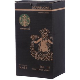 تصویر فرنچ پرس Starbucks ظرفیت 350 میلی لیتر Starbucks 350ml French Press