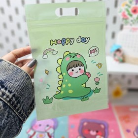 تصویر زیپ کیپ طرح دایناسور 